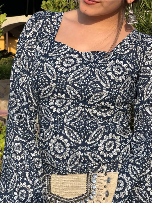 Leher Pure Cotton Top Wear