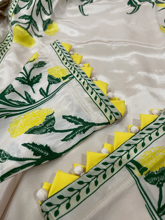 Anni floral print long kurta set