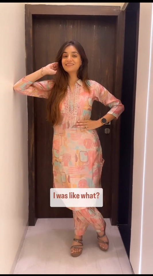 Twiffy Featuring beautiful Heavy co-ord set