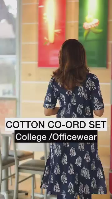 Arushifab Present Daily wear pure cotton cord-set.