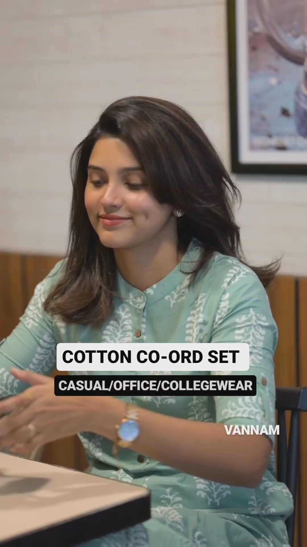 Arushifab Present Daily wear pure cotton cord-set.