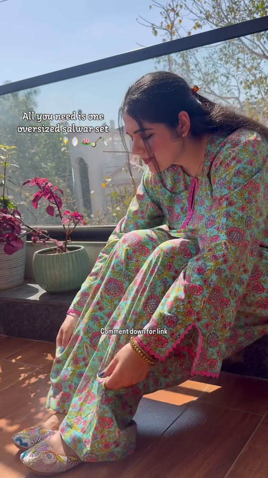 Pooja pure cotton salwar set