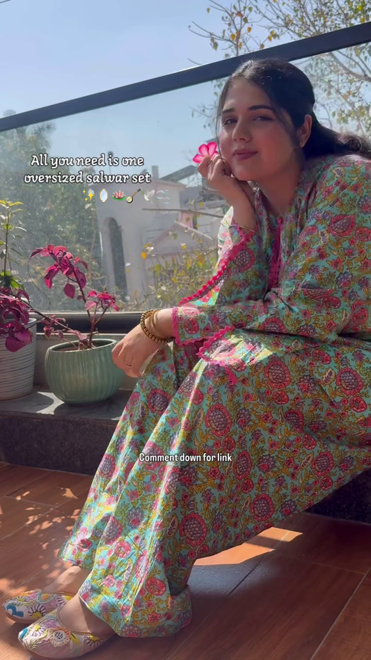 Pooja pure cotton salwar set